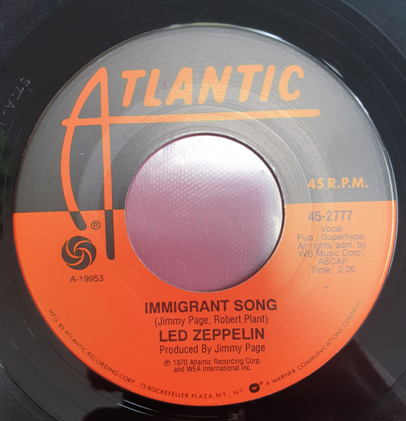 Immigrant Song / Hey Hey What Can I Do